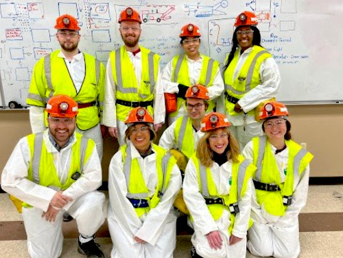 EH members in gear