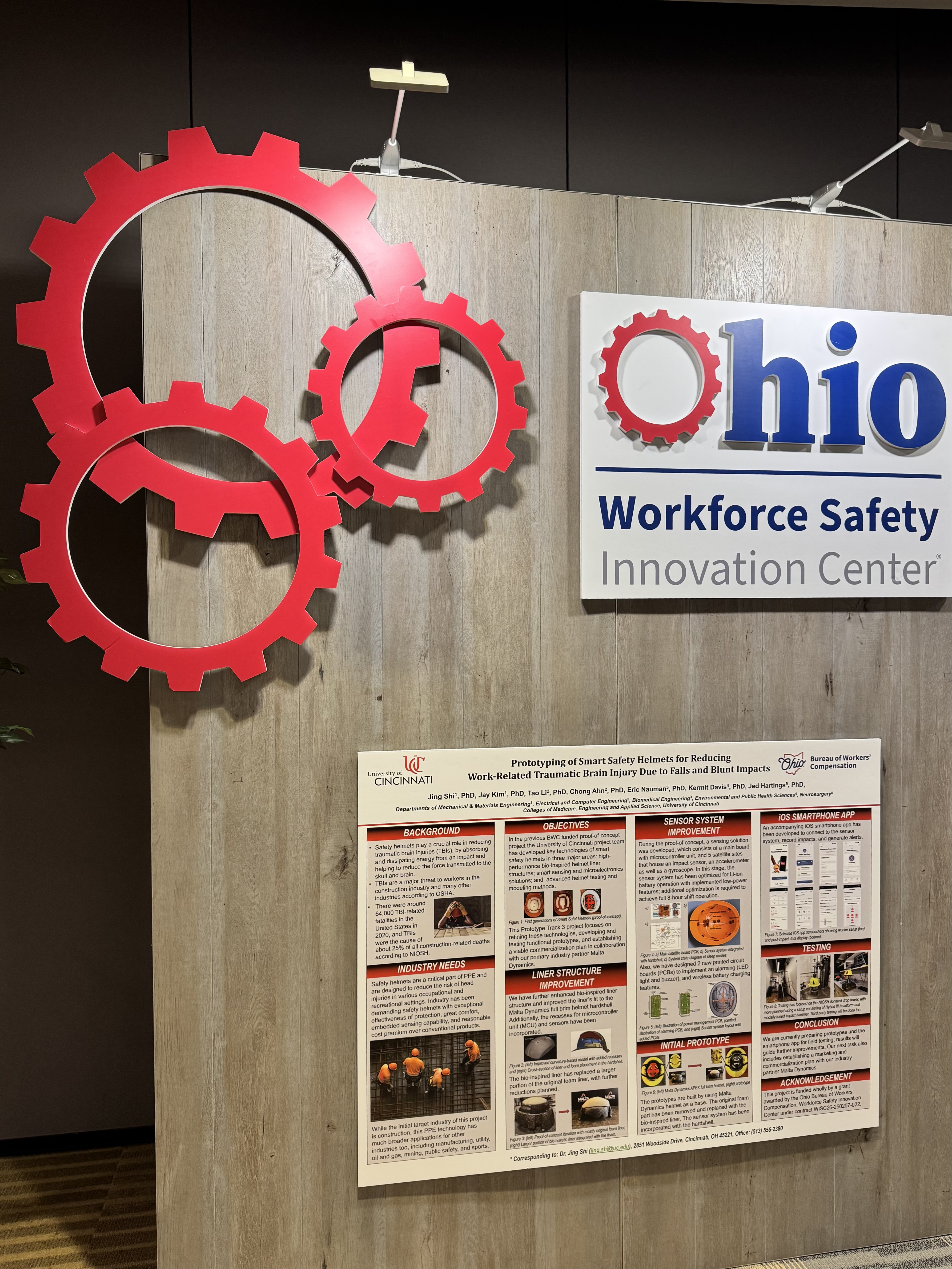 University of Cincinnati poster display