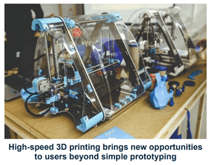 3D printing machine on a table