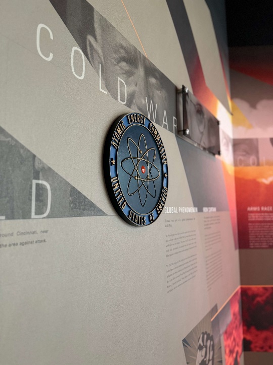 photo of an atomic energy commission emblem