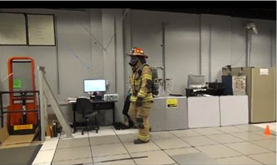 person wearing firefighter gear