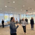 Man discussing tai chi