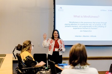 meriden mcgraw speaking on workplace mindfulness