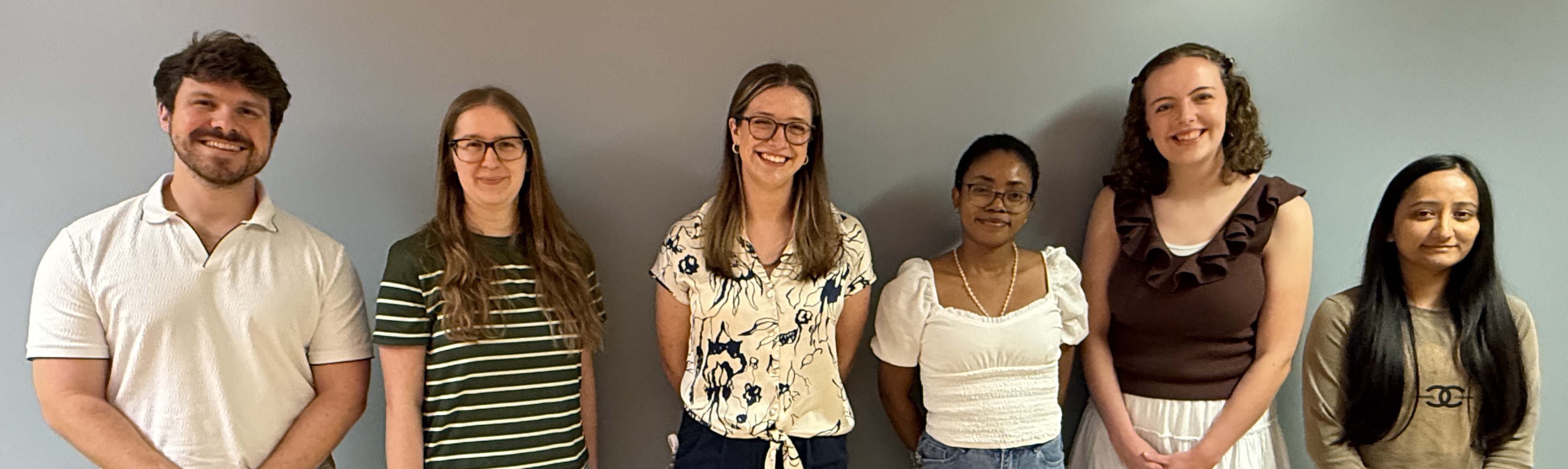 photo of six of the student seminar speakers