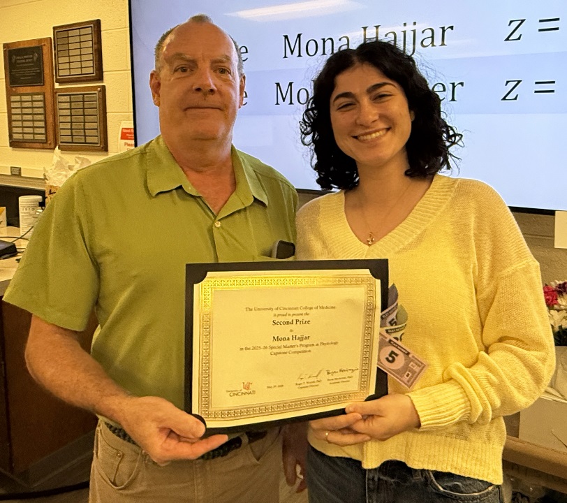 photo of Dr. Worrell and Mona Hajjar