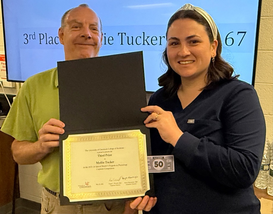 photo of Dr. Worrell and Mollie Tucker