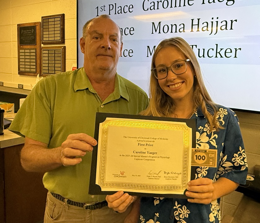 photo of Dr. Worrell and Caroline Yaeger