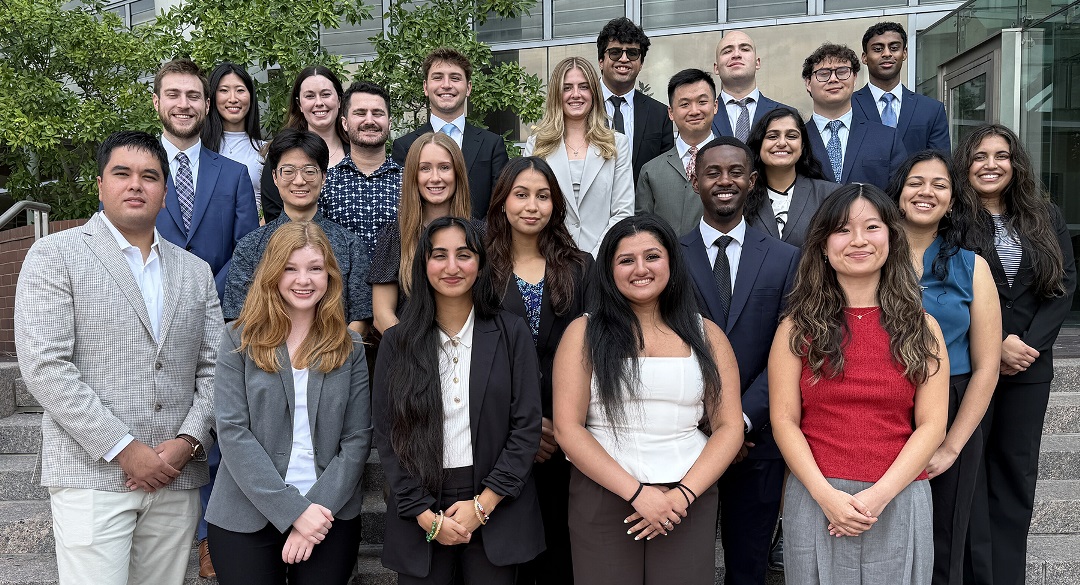 group photo of students in the program